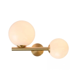 1995 SCONCE 1XE14/1XG9 GOLD Zambelis Lights